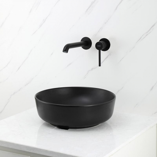 Смеситель для раковины GAPPO G06-6 G1206-6 С ВНУТРЕННЕЙ ЧАСТЬЮ, чёрный матовый