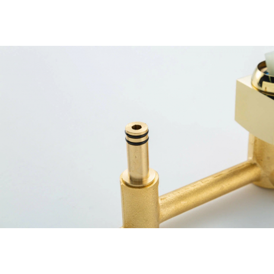 Смеситель для раковины GAPPO G07-3 G1007-23 С ВНУТРЕННЕЙ ЧАСТЬЮ, золото