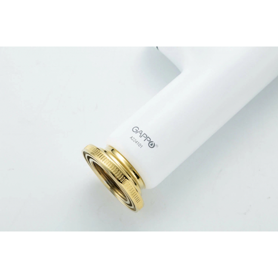 Смеситель для раковины GAPPO G09-83 G1009-83 золотой стаин, белый