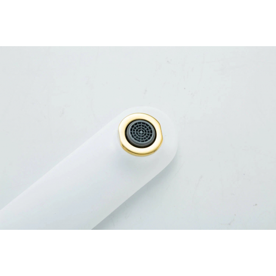 Смеситель для раковины GAPPO G09-83 G1009-83 золотой стаин, белый