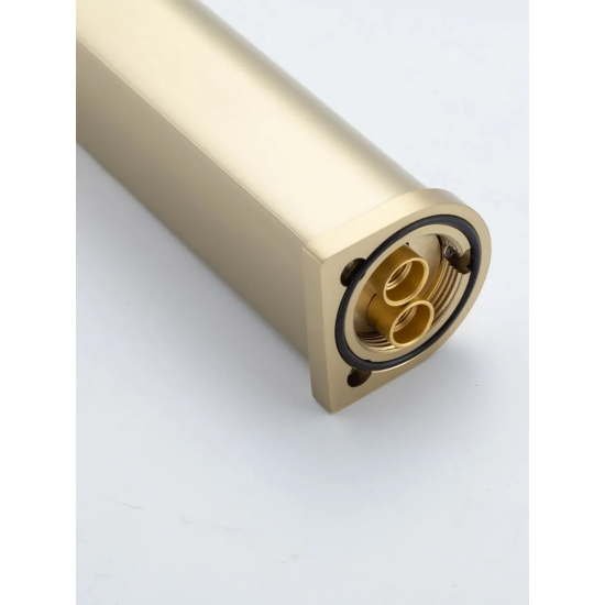 Смеситель для раковины GAPPO G10-3 G1010-23 золотой сатин