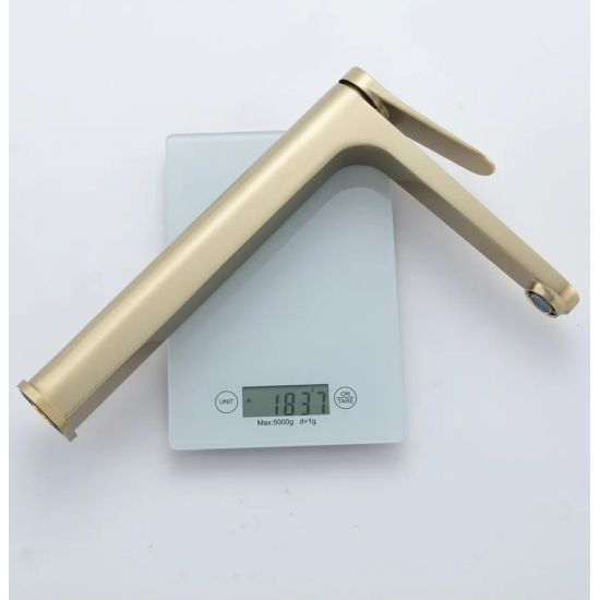 Смеситель для раковины GAPPO G10-3 G1010-23 золотой сатин