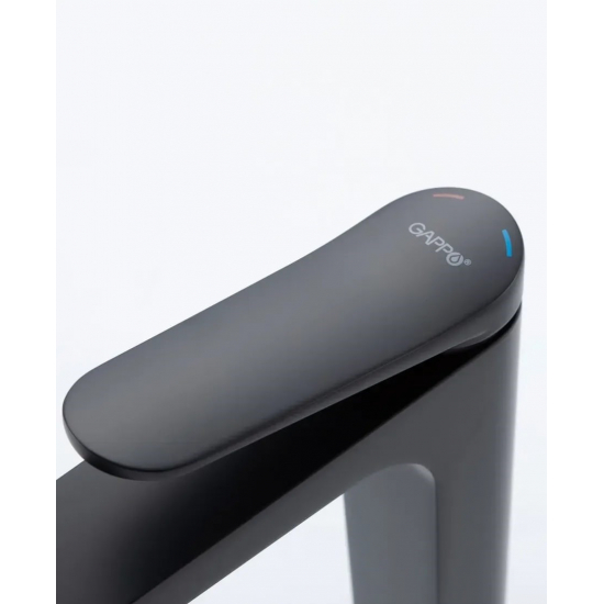 Смеситель для раковины GAPPO G10-6 G1010-26 чёрный матовый