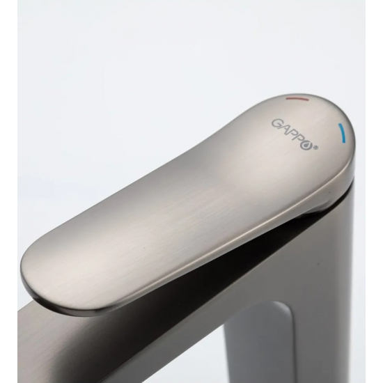 Смеситель для раковины GAPPO G10-9 G1010-29 оружейная сталь