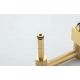 Смеситель для раковины GAPPO G17-3 G1017-13 С ВНУТРЕННЕЙ ЧАСТЬЮ, золотой сатин