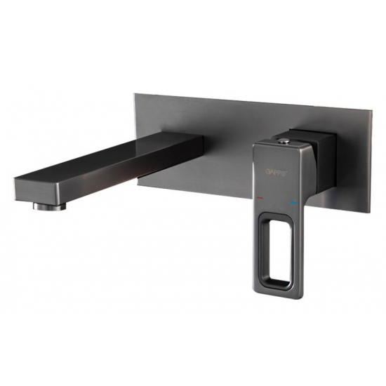 Смеситель для раковины GAPPO G17-9 G1017-19 С ВНУТРЕННЕЙ ЧАСТЬЮ, оружейная сталь