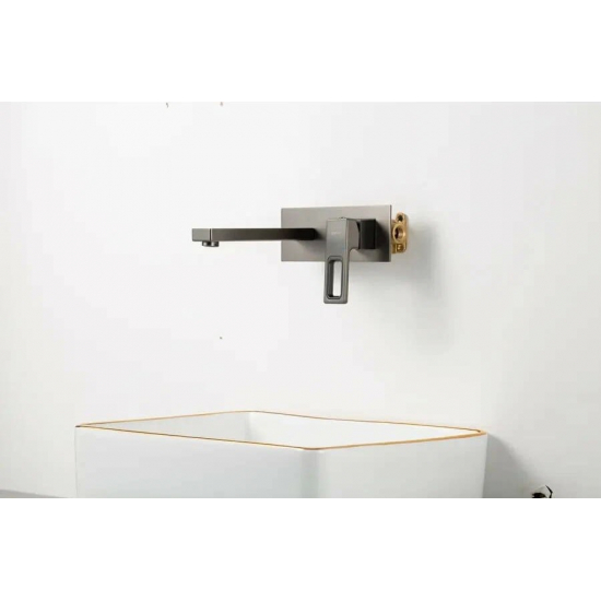 Смеситель для раковины GAPPO G17-9 G1017-19 С ВНУТРЕННЕЙ ЧАСТЬЮ, оружейная сталь