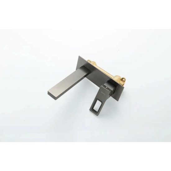 Смеситель для раковины GAPPO G17-9 G1017-19 С ВНУТРЕННЕЙ ЧАСТЬЮ, оружейная сталь