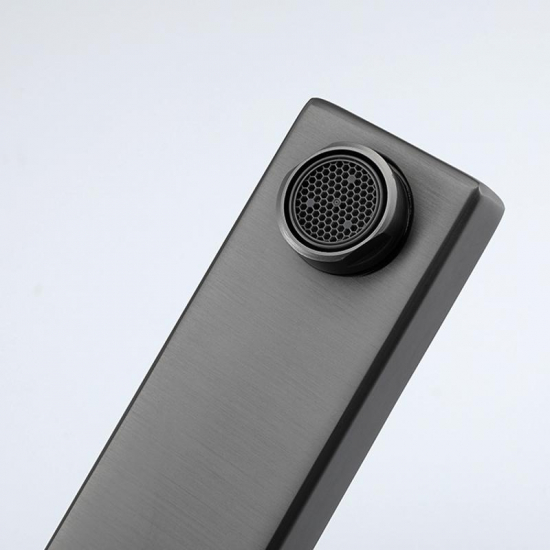 Смеситель для раковины GAPPO G17-9 G1017-92 оружейная сталь
