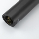 Смеситель для раковины GAPPO G21-6 G1021-26 медицинский, чёрный матовый