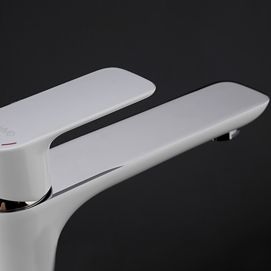 Смеситель для раковины GAPPO G48 G1048-2 белый/хром