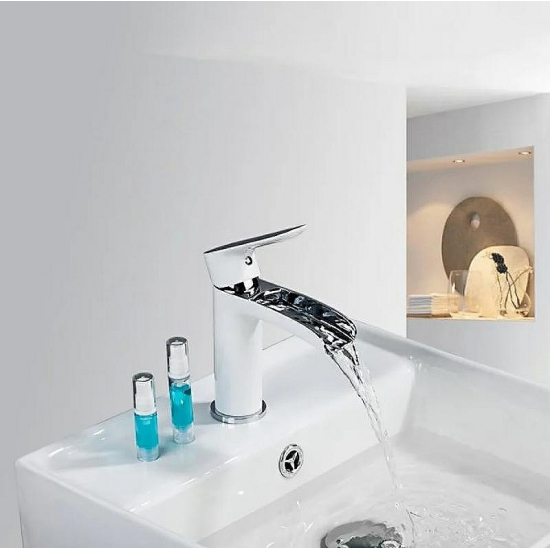 Смеситель для раковины GAPPO G48 G1048-8 белый/хром