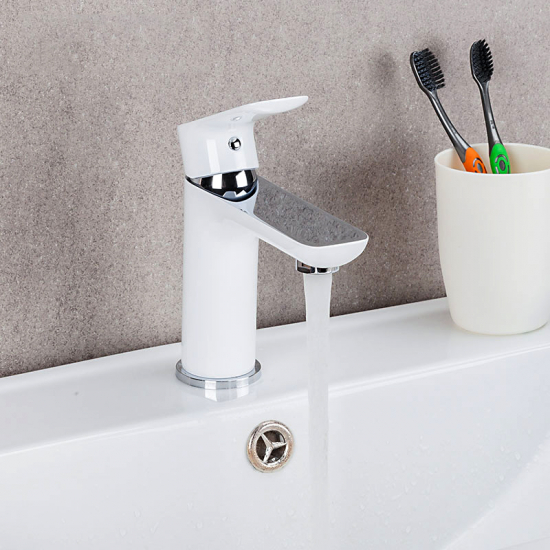 Смеситель для раковины GAPPO G48 G1048 белый/хром