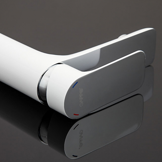 Смеситель для раковины GAPPO G48 G1048 белый/хром