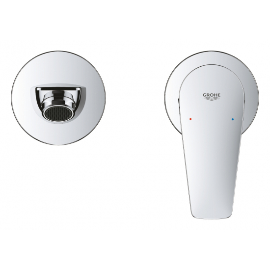 Смеситель для раковины GROHE BauEdge 20474001 С ВНУТРЕННЕЙ ЧАСТЬЮ хром
