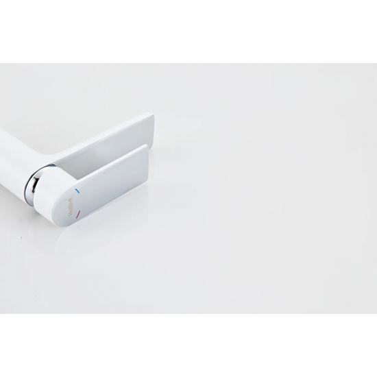 Смеситель для раковины HAIBA HB10505-8 белый/хром