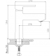 Смеситель для раковины HAIBA HB10652 хром