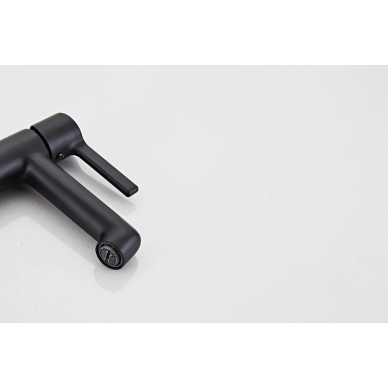Смеситель для раковины HAIBA HB10814-7 чёрный матовый