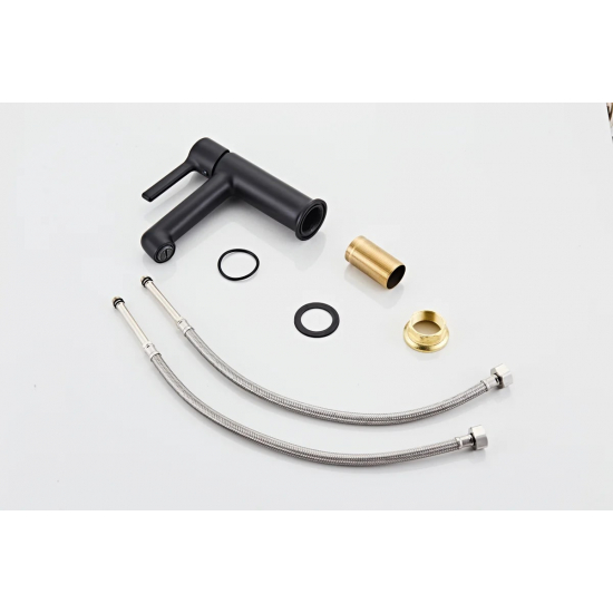 Смеситель для раковины HAIBA HB10814-7 чёрный матовый