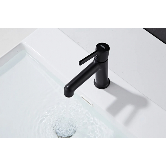 Смеситель для раковины HAIBA HB10814-7 чёрный матовый
