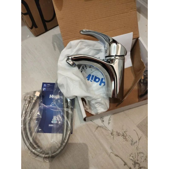 Смеситель для раковины HAIBA HB21 HB1021 хром