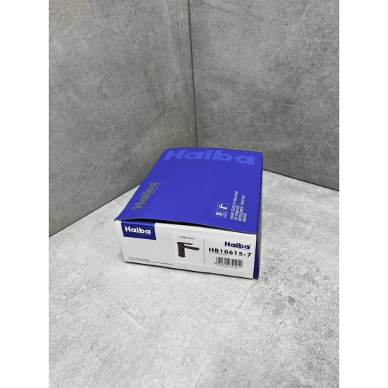 Смеситель для раковины HAIBA HB615-7 HB10615-7 чёрный матовый