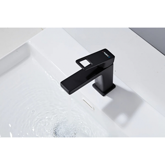 Смеситель для раковины HAIBA HB615-7 HB10615-7 чёрный матовый