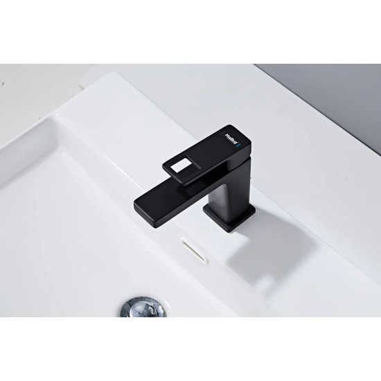Смеситель для раковины HAIBA HB615-7 HB10615-7 чёрный матовый