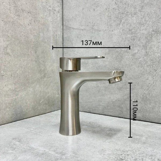 Смеситель для раковины HAIBA HB802 HB10802 из нержавеющей стали, сатин