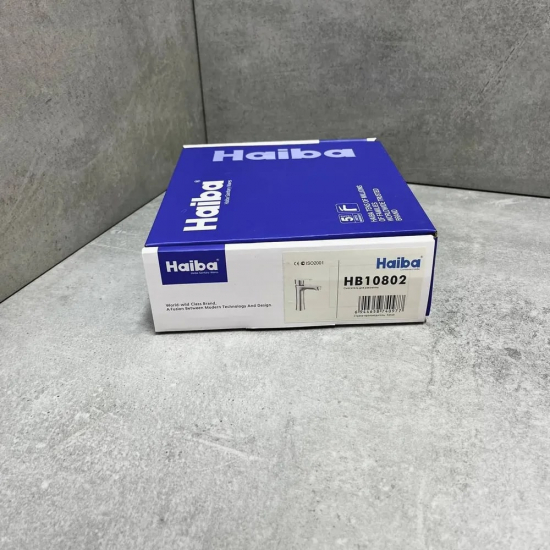 Смеситель для раковины HAIBA HB802 HB10802 из нержавеющей стали, сатин