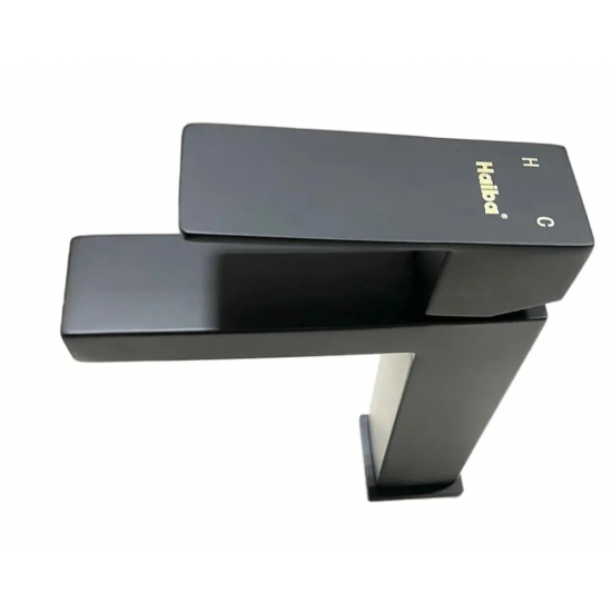 Смеситель для раковины HAIBA HB803-7 HB10803-7 из нержавеющей стали, чёрный матовый