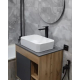Смеситель для раковины HAIBA HB803-7 HB11803-7 из нержавеющей стали, чёрный матовый