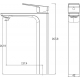 Смеситель для раковины HAIBA HB810 HB11810 хром