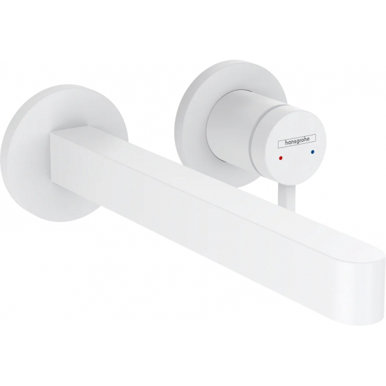 Смеситель для раковины HANSGROHE Finoris 76050700 С ВНУТРЕННЕЙ ЧАСТЬЮ матовый белый