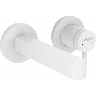 Смеситель для раковины HANSGROHE Finoris 76051700 С ВНУТРЕННЕЙ ЧАСТЬЮ матовый белый