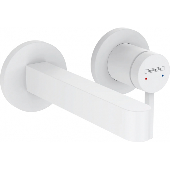 Смеситель для раковины HANSGROHE Finoris 76051700 С ВНУТРЕННЕЙ ЧАСТЬЮ матовый белый
