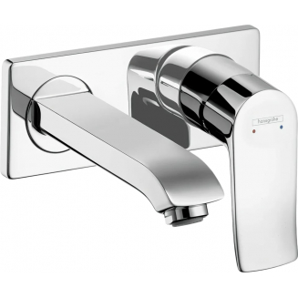 Смеситель для раковины HANSGROHE Metris 31086000 С ВНУТРЕННЕЙ ЧАСТЬЮ хром