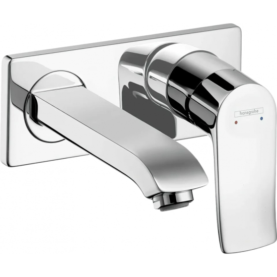 Смеситель для раковины HANSGROHE Metris 31086000 С ВНУТРЕННЕЙ ЧАСТЬЮ хром