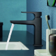 Смеситель для раковины HANSGROHE Metropol 32500340 с донным клапаном Push-Open, чёрный хром
