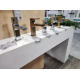 Смеситель для раковины HANSGROHE Metropol 32507140 с донным клапаном Push-Open, шлифованная бронза