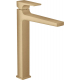 Смеситель для раковины HANSGROHE Metropol 32512140 с донным клапаном Push-Open, шлифованная бронза