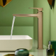 Смеситель для раковины HANSGROHE Metropol 32512140 с донным клапаном Push-Open, шлифованная бронза