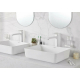 Смеситель для раковины HANSGROHE Metropol 32512700 с донным клапаном Push-Open, белый матовый
