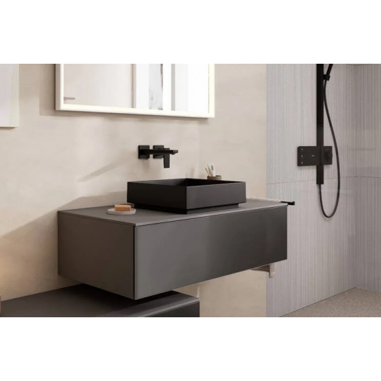 Смеситель для раковины HANSGROHE Metropol 32526670 С ВНУТРЕННЕЙ ЧАСТЬЮ чёрный матовый
