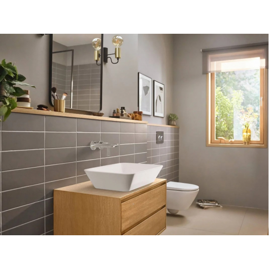 Смеситель для раковины HANSGROHE Rebris E 72568000 С ВНУТРЕННЕЙ ЧАСТЬЮ хром