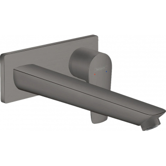 Смеситель для раковины HANSGROHE Talis E 71734340 С ВНУТРЕННЕЙ ЧАСТЬЮ шлифованный чёрный