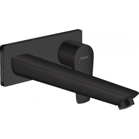Смеситель для раковины HANSGROHE Talis E 71734670 С ВНУТРЕННЕЙ ЧАСТЬЮ матовый чёрный