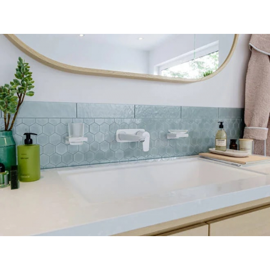 Смеситель для раковины HANSGROHE Talis E 71734700 С ВНУТРЕННЕЙ ЧАСТЬЮ матовый белый