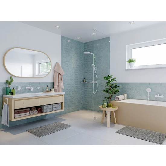 Смеситель для раковины HANSGROHE Talis E 71734700 С ВНУТРЕННЕЙ ЧАСТЬЮ матовый белый