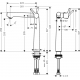 Смеситель для раковины HANSGROHE Talis S 72116000 хром